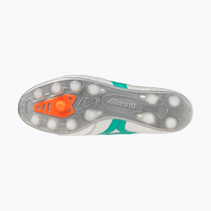 Fußballschuhe Mizuno Morelia II Elite FG white/arcadia/lava orange 4