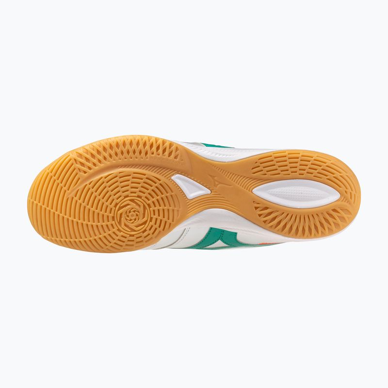 Fußballschuhe Mizuno Morelia Sala Pro IN white/arcadia/lava orange 2
