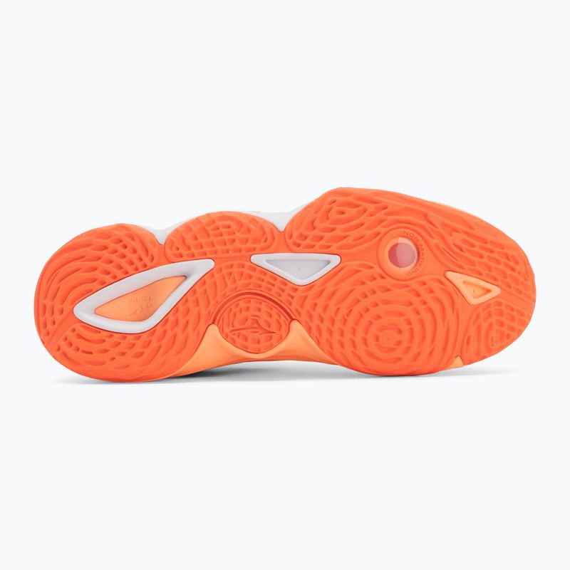 Volleyballschuhe Mizuno Wave Momentum Elite flamingo coral/lava orange/white 4