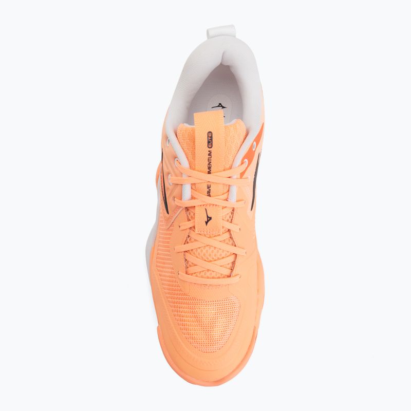 Volleyballschuhe Mizuno Wave Momentum Elite flamingo coral/lava orange/white 5