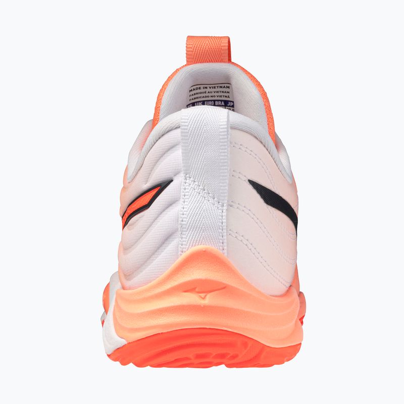 Volleyballschuhe Mizuno Wave Momentum Elite flamingo coral/lava orange/white 3