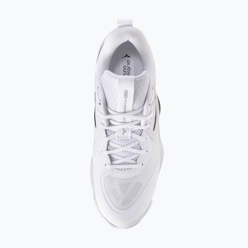 Volleyballschuhe Mizuno Wave Momentum Elite white/metallic gray/black 5