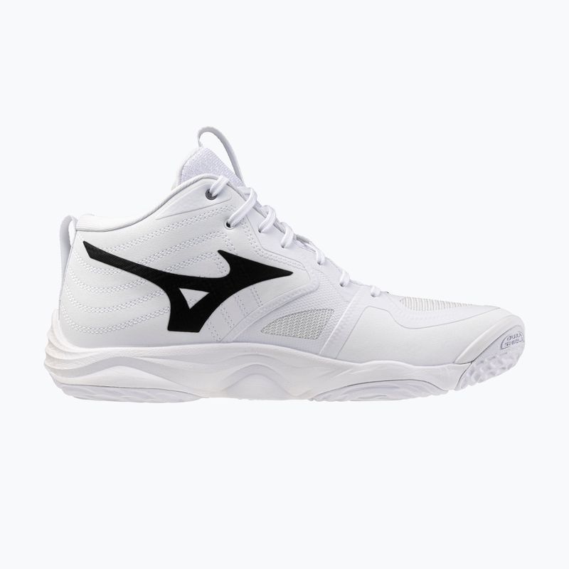 Volleyballschuhe Mizuno Wave Momentum Elite Mid white/metallic gray/black 2
