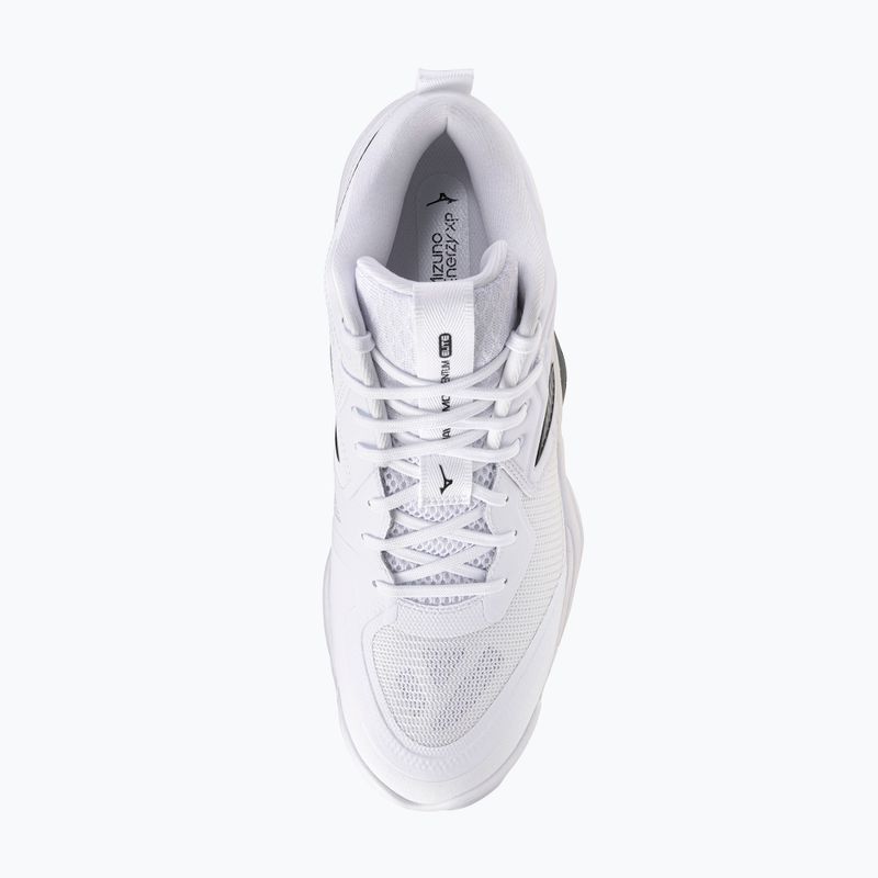 Volleyballschuhe Mizuno Wave Momentum Elite Mid white/metallic gray/black 5