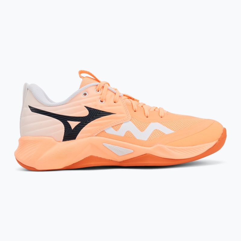 Volleyballschuhe Mizuno Wave Momentum Pro flamingo coral/carbon/white 2