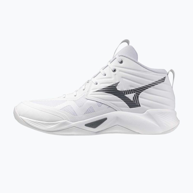 Volleyballschuhe Mizuno Wave Momentum Pro Mid white/metallic gray/black