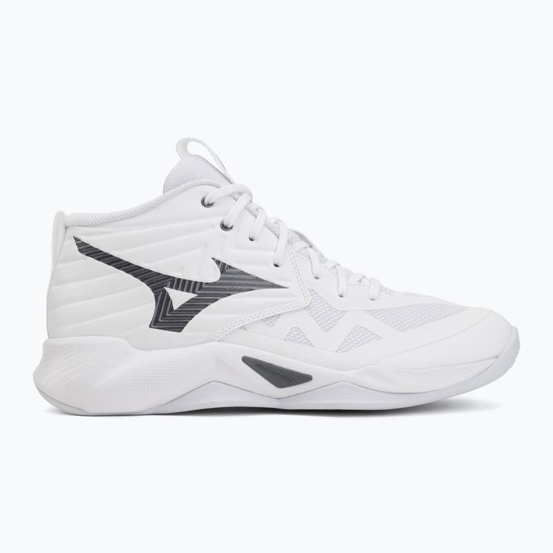 Volleyballschuhe Mizuno Wave Momentum Pro Mid white/metallic gray/black 2