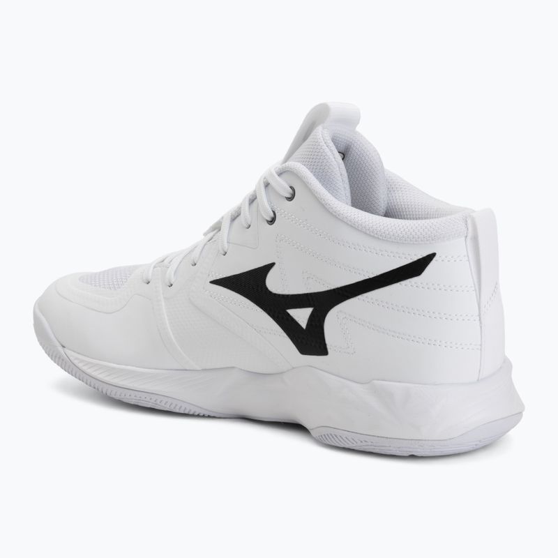 Volleyballschuhe Mizuno Wave Momentum Pro Mid white/metallic gray/black 3
