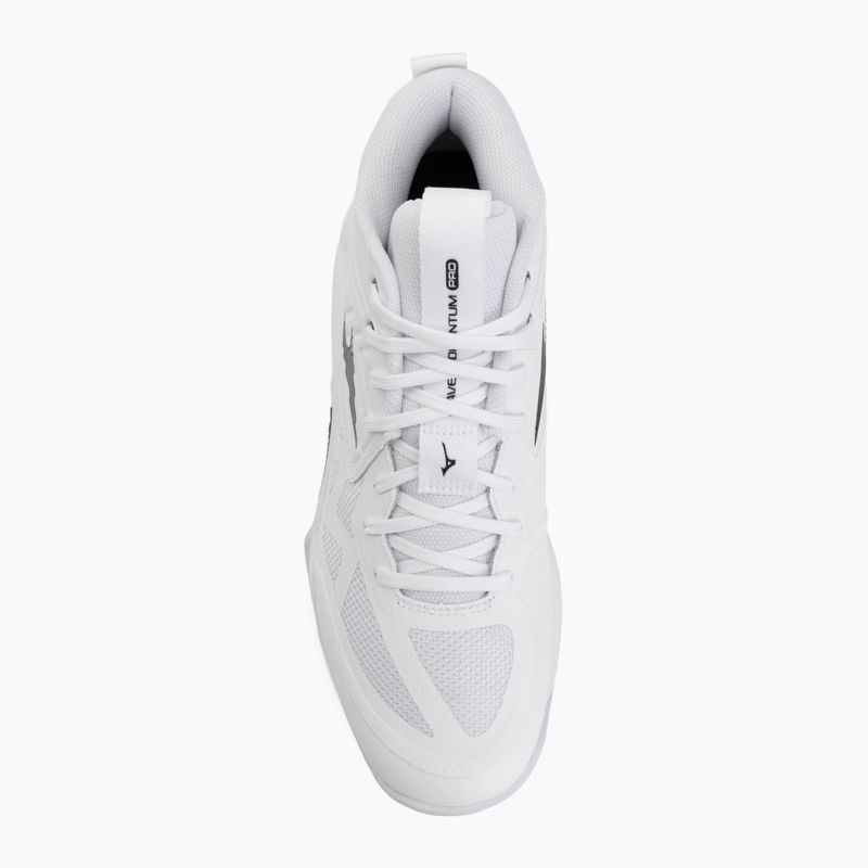 Volleyballschuhe Mizuno Wave Momentum Pro Mid white/metallic gray/black 5