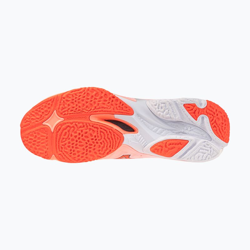 Volleyballschuhe Mizuno Wave Lightning Elite flamingo coral/lava orange/white 4