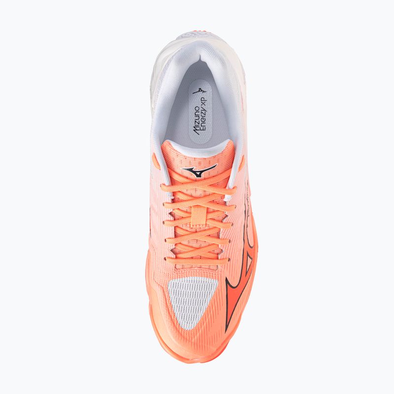 Volleyballschuhe Mizuno Wave Lightning Elite flamingo coral/lava orange/white 5