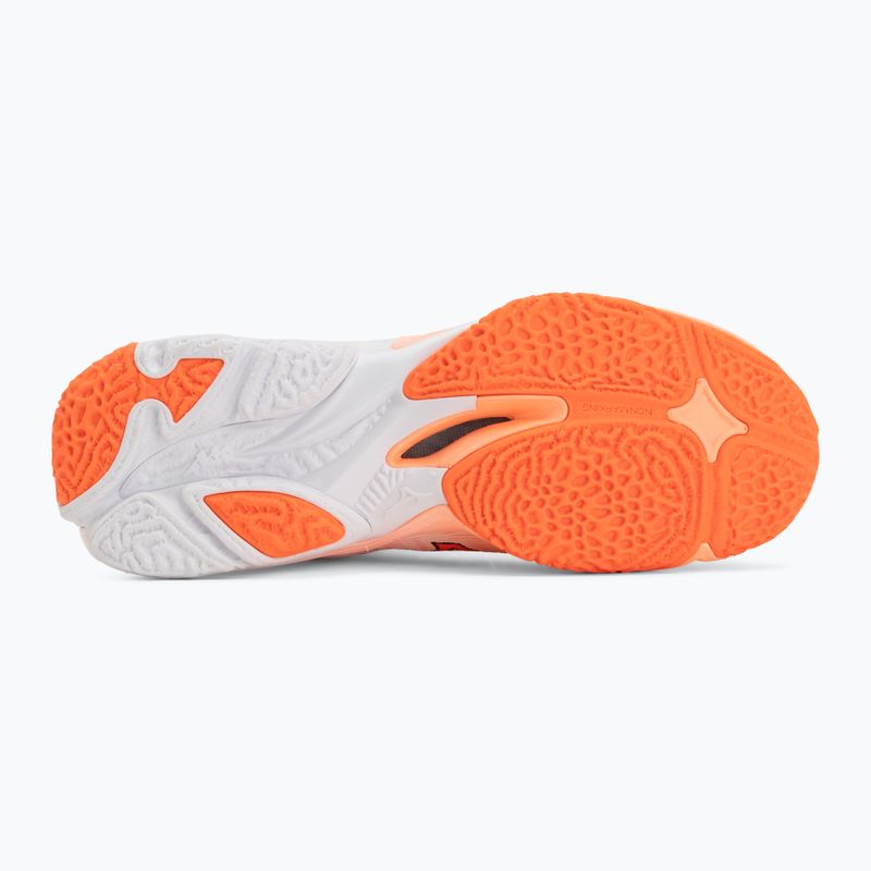 Volleyballschuhe Mizuno Wave Lightning Elite Mid Flamingo Coral/Lava Orange/White 4