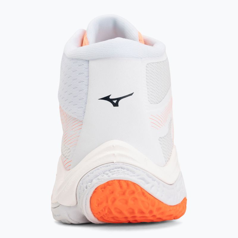 Volleyballschuhe Mizuno Wave Lightning Elite Mid Flamingo Coral/Lava Orange/White 6