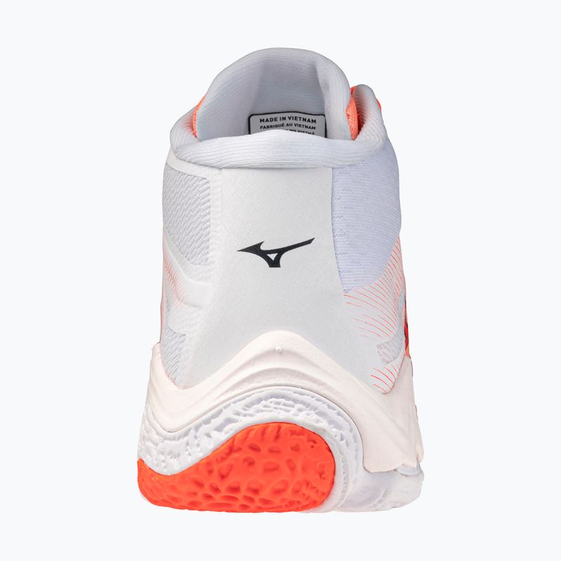 Volleyballschuhe Mizuno Wave Lightning Elite Mid Flamingo Coral/Lava Orange/White 3