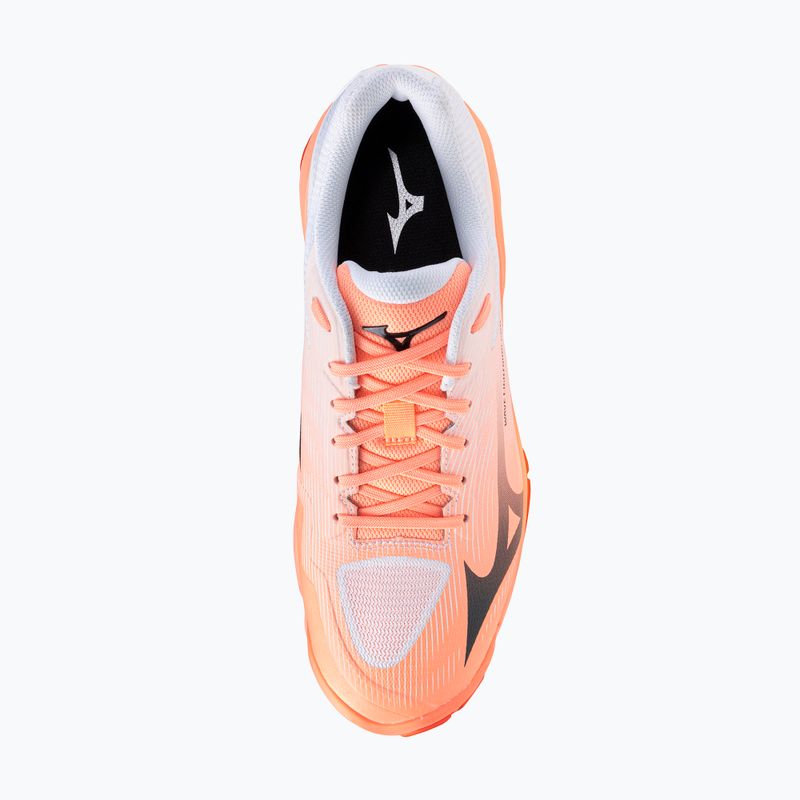 Volleyballschuhe Mizuno Wave Lightning Pro flamingo coral/carbon/white 5