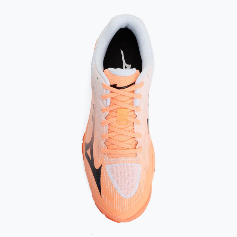 Volleyballschuhe Mizuno Wave Lightning Pro flamingo coral/carbon/white 5