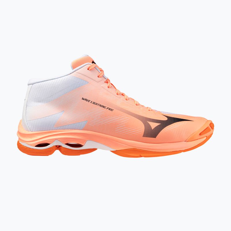 Volleyballschuhe Mizuno Wave Lightning Pro Mid flamingo coral/carbon/white