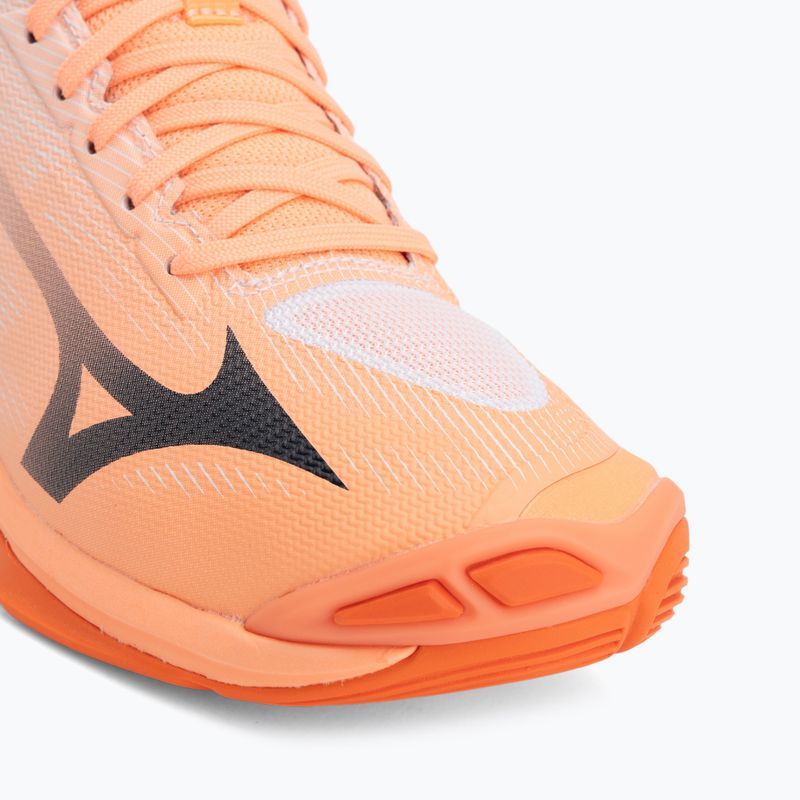 Volleyballschuhe Mizuno Wave Lightning Pro Mid flamingo coral/carbon/white 7