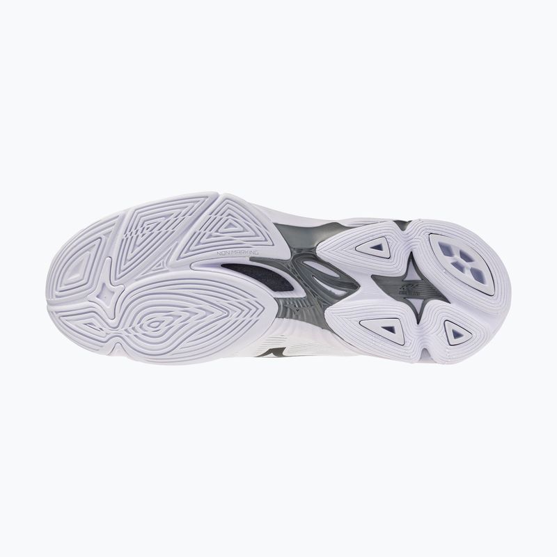 Volleyballschuhe Mizuno Wave Lightning Pro Mid white/black/ultimate gray 4