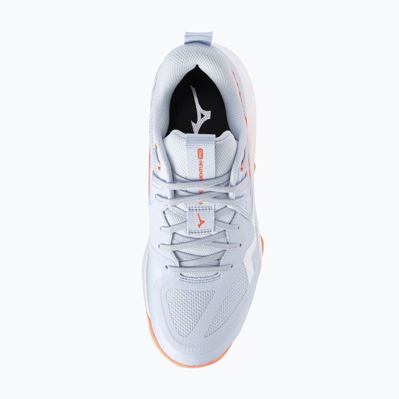 Damen-Volleyballschuhe Mizuno Wave Momentum Pro blue finch/lava orange/flamingo coral 5