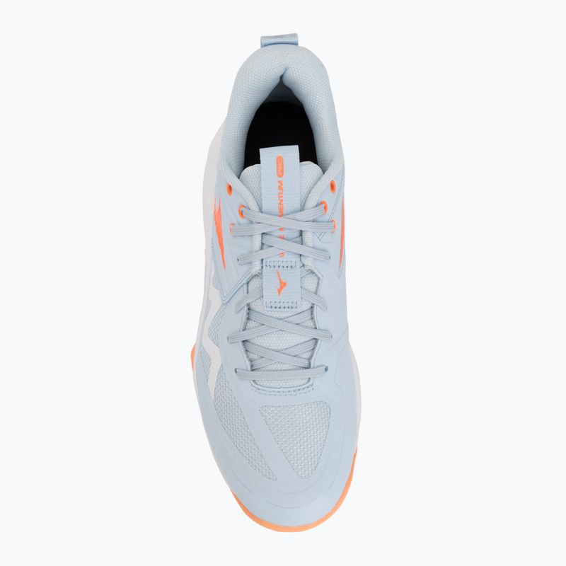 Damen-Volleyballschuhe Mizuno Wave Momentum Pro blue finch/lava orange/flamingo coral 5