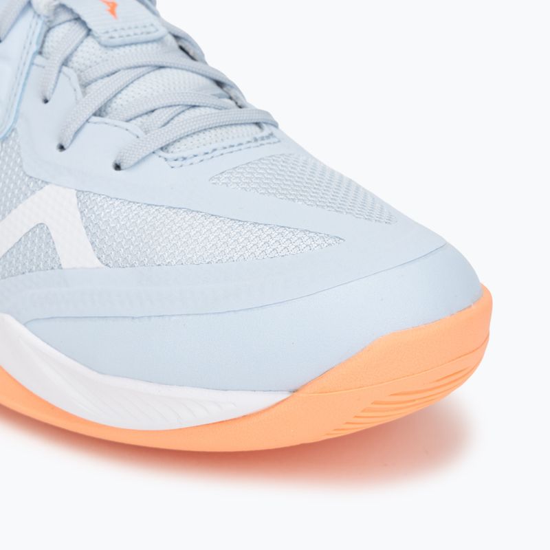 Damen-Volleyballschuhe Mizuno Wave Momentum Pro blue finch/lava orange/flamingo coral 7