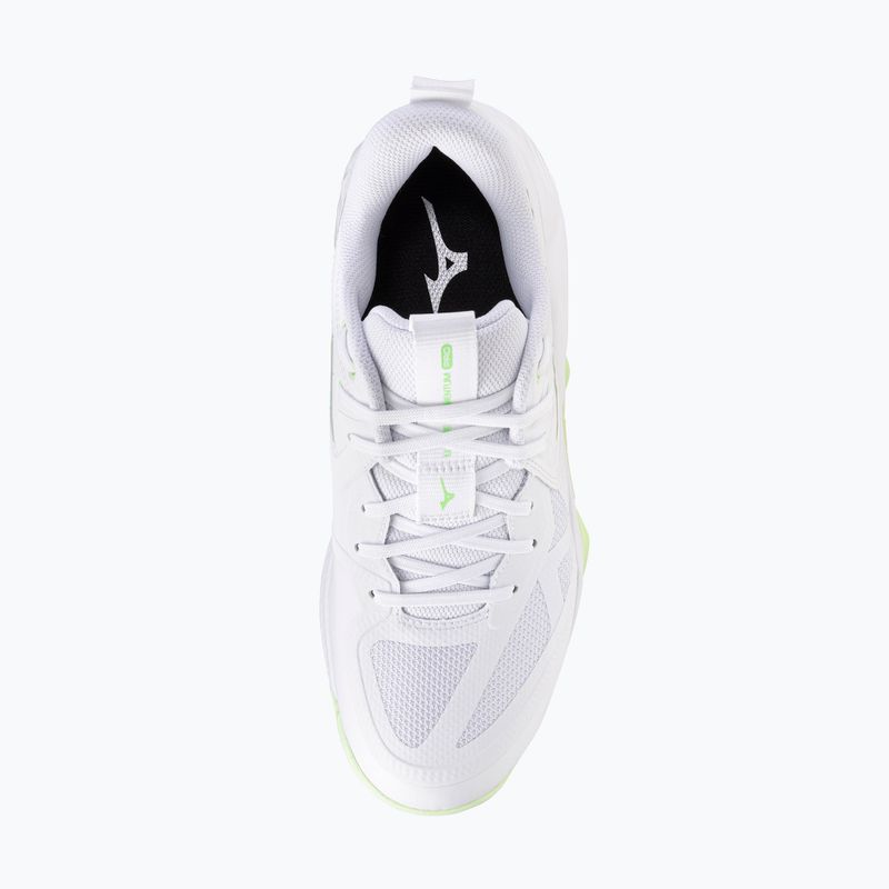 Damen-Volleyballschuhe Mizuno Wave Momentum Pro white/aqua gray/ambrosia 5