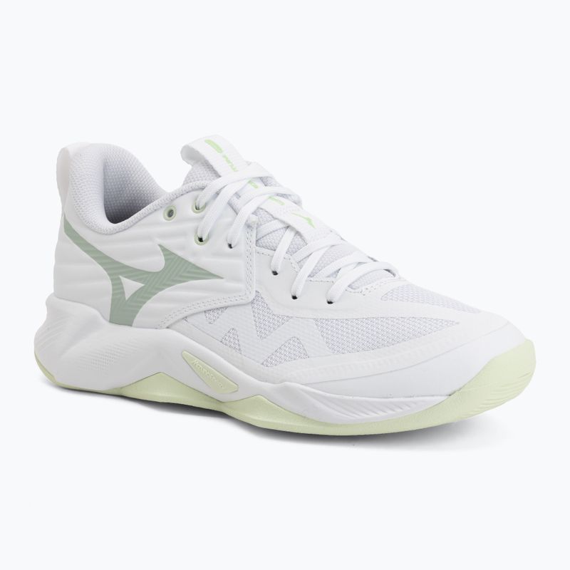 Damen-Volleyballschuhe Mizuno Wave Momentum Pro white/aqua gray/ambrosia