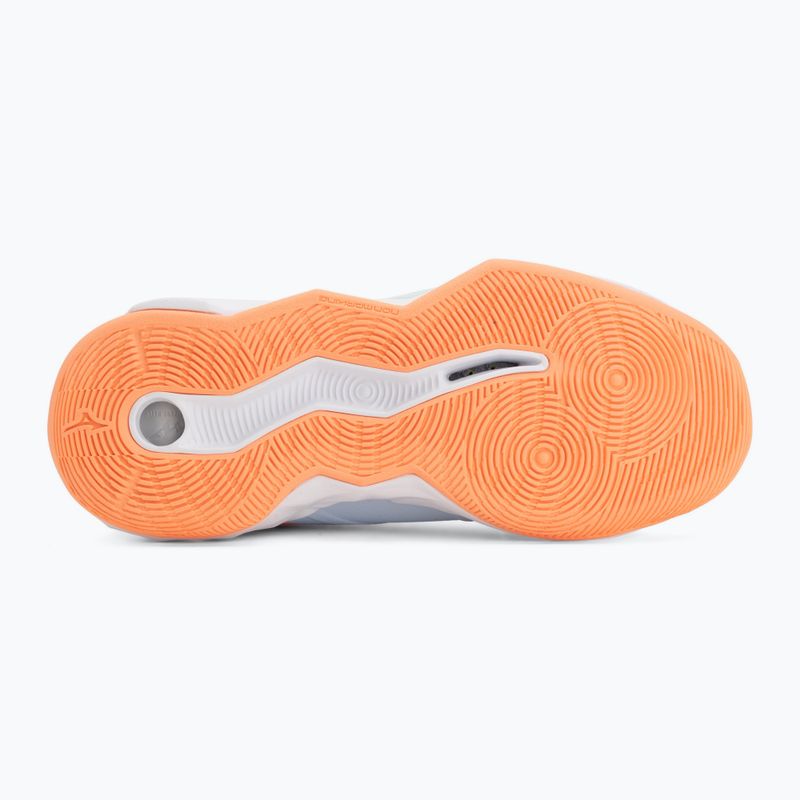 Damen-Volleyballschuhe Mizuno Wave Momentum Pro Mid blue finch/lava orange/flamingo coral 4