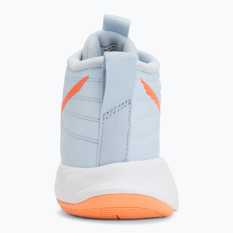 Damen-Volleyballschuhe Mizuno Wave Momentum Pro Mid blue finch/lava orange/flamingo coral 6