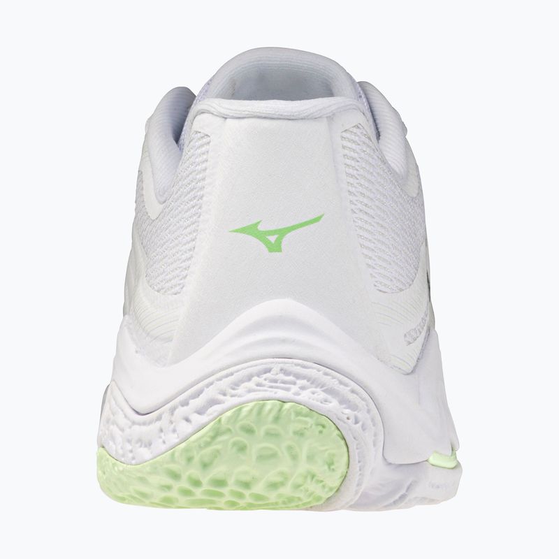 Damen-Volleyballschuhe Mizuno Wave Lightning Elite white/balsam green/ambrosia 3