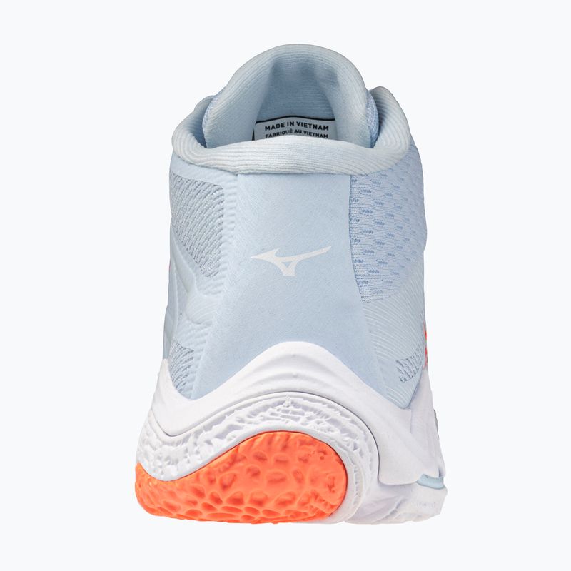 Damen-Volleyballschuhe Mizuno Wave Lightning Elite Mid blue finch/whitelava orange 3