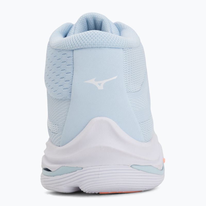 Damen-Volleyballschuhe Mizuno Wave Lightning Pro Mid blue finch/lava orange/flamingo coral 6