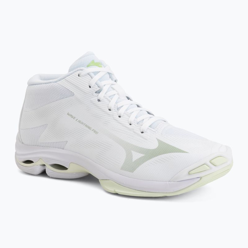 Damen-Volleyballschuhe Mizuno Wave Lightning Pro Mid white/aqua gray/ambrosia