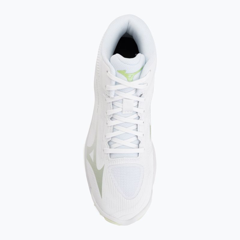 Damen-Volleyballschuhe Mizuno Wave Lightning Pro Mid white/aqua gray/ambrosia 5