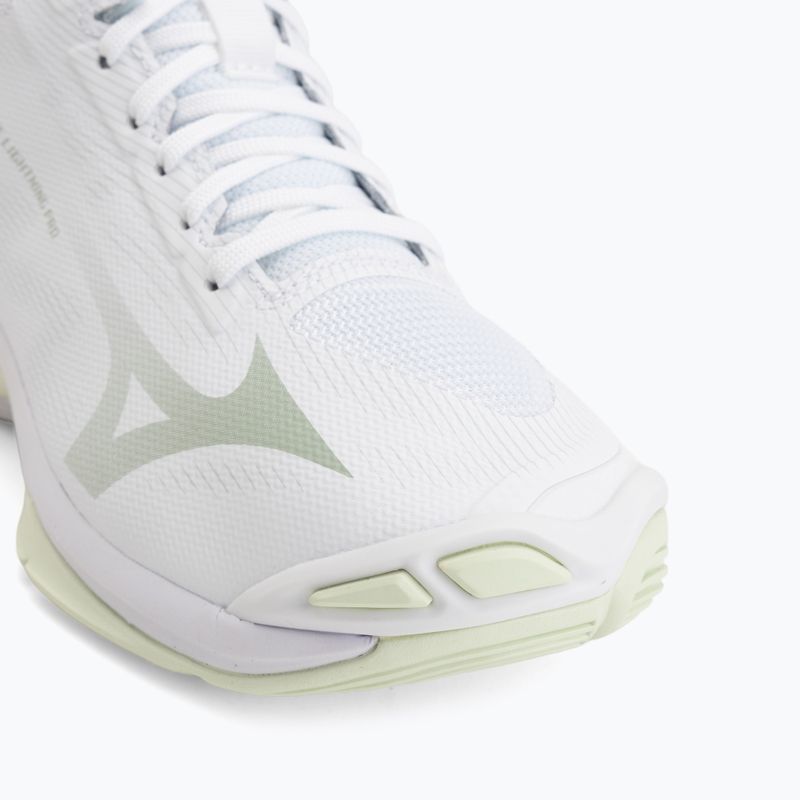 Damen-Volleyballschuhe Mizuno Wave Lightning Pro Mid white/aqua gray/ambrosia 7