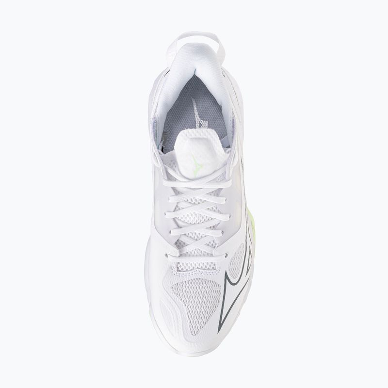Handballschuhe Damen Mizuno Wave Mirage 5 white/balsam green 5