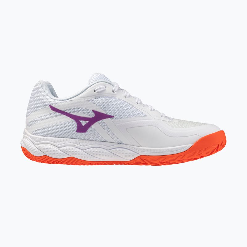 Damen Tennisschuhe Mizuno Wave Enforce Court 2 CC white/dahlia/sunstone 2