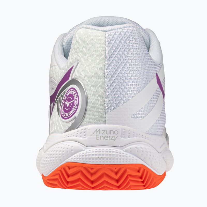 Damen Tennisschuhe Mizuno Wave Enforce Court 2 CC white/dahlia/sunstone 3