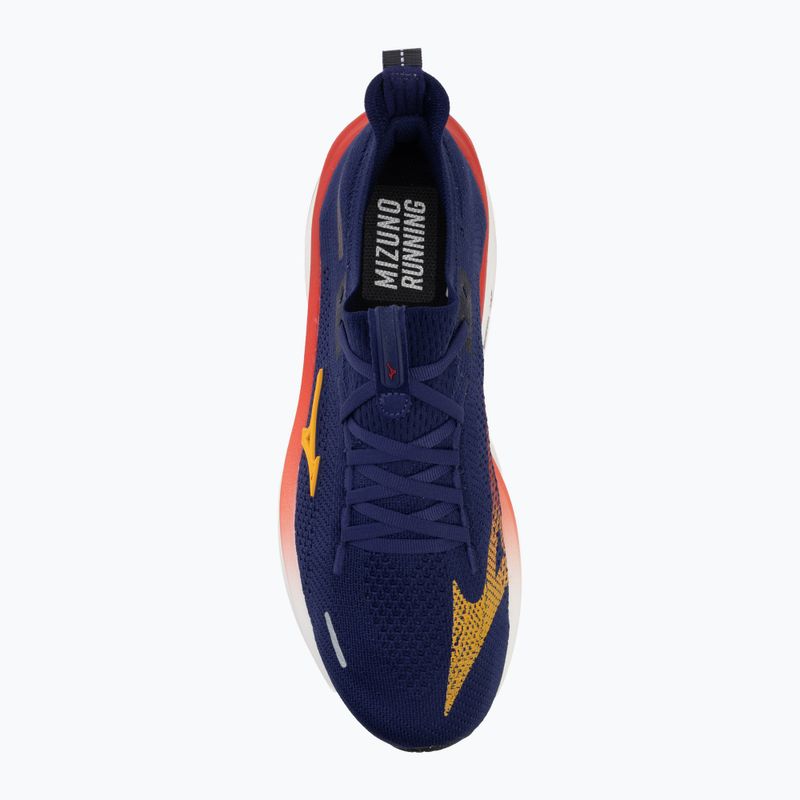 Herren-Laufschuhe Mizuno Neo Vista 3 beacon blue/artisan's gold/tomato puree 5
