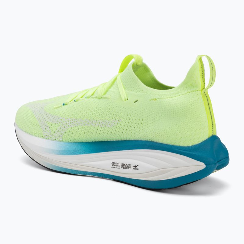 Herren-Laufschuhe Mizuno Neo Vista 3 lime pulp/white/blue jewel 3