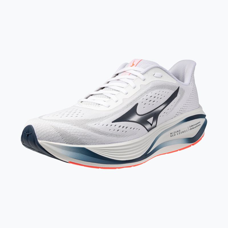 Herren-Laufschuhe Mizuno Neo Cosmo 2 white/dress blues/neon flame 3