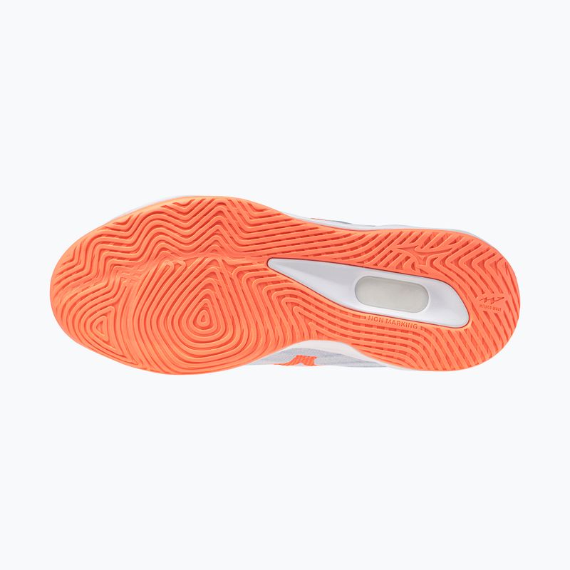 Damen-Volleyballschuhe Mizuno Wave Luminous Elite blue finch/lava orange/flamingo coral 4