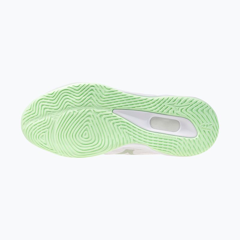 Damen-Volleyballschuhe Mizuno Wave Luminous Elite white/aqua gray/ambrosia 4