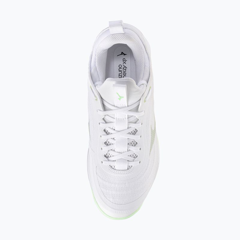 Damen-Volleyballschuhe Mizuno Wave Luminous Elite white/aqua gray/ambrosia 5