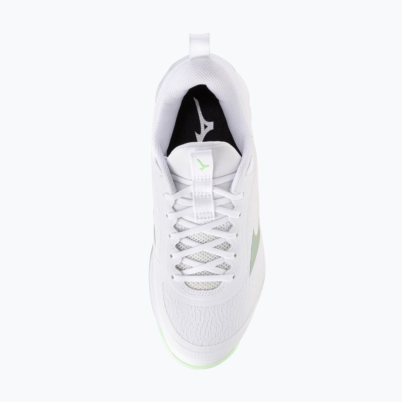 Damen-Volleyballschuhe Mizuno Wave Luminous Pro white/aqua gray/ambrosia 5