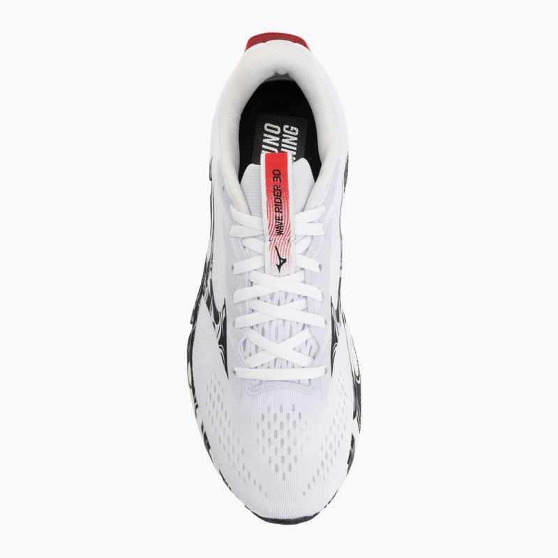 Herren-Laufschuhe Mizuno Wave Rider 30 Disclosure white/black/high risk red 5