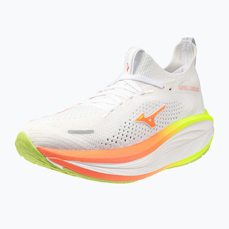 Laufschuhe für Damen Mizuno Neo Vista 3 white/flamingo coral/lime pulp 3
