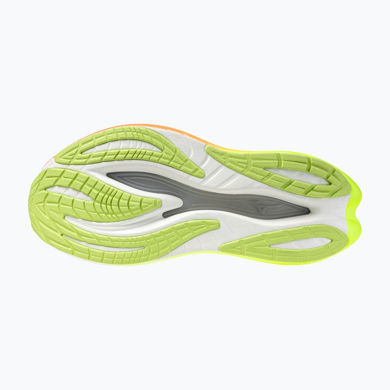 Laufschuhe für Damen Mizuno Neo Vista 3 white/flamingo coral/lime pulp 6