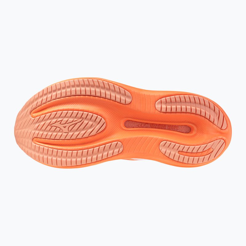 Laufschuhe für Damen Mizuno Wave Rider 30 white/flamingo coral/lime pulp 6
